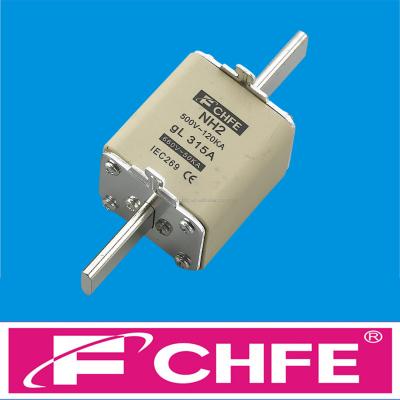 China LOW VOLTAGE NH2 FUSE LINK CHFE adjustable different types of fuses for sale