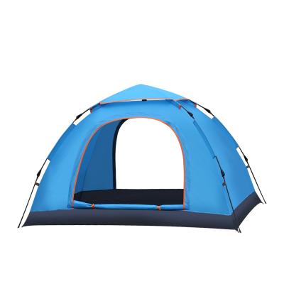 China Ultralight Waterproof Fiberglass 2-3 Person Pole 8.5mm Single Layer Outdoor Camping Tent Warm UV Resistant for sale