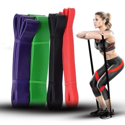 China Durable Sports Elastic Set Pull Up Loop Stretch Strong Resistance Bands For Fitness for sale