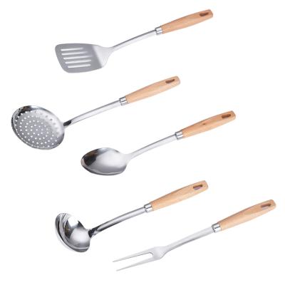 China Sustainable 5PCS Stainless Steel Instruments Cookware Accessories Cookware Set for Home and Kitchen for sale