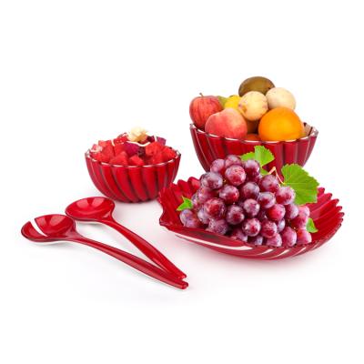 China Sustainable Kitchen Fruit Vegetable Snack Modern Design Serving Salad Bowl For Kids for sale