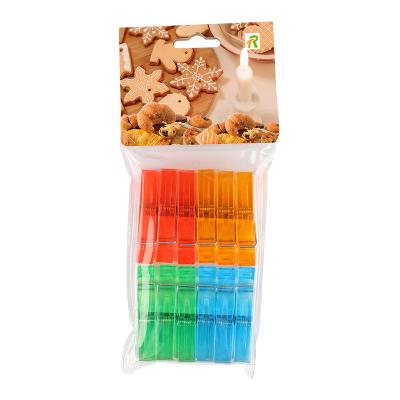 China Promotion Kitchen Storage 6pcs Food Snack Bag Viable Plastic Magnetic Sealing Clips for sale