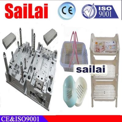 China Durable Plastic Basket Mould , PP / ABS / PC Plastic Multi Cavity Injection Molding for sale