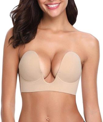 China 2021 Hot Sexy Imported Beauti Sticky Fitness Support Bra Support Adhesive Strapless Adhesive Strapless Big Stick On Silicone Bra For Gril And Ladies for sale