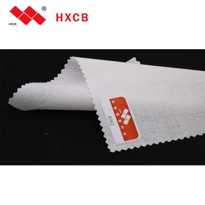 China Manufacturers Adhesive Interlining Fusible Iron On Interfacing Fabric For Garment By Warp Knitting for sale