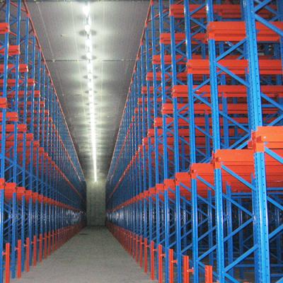 China Heavy Duty Drive-In Pallet Rack 1500 Kg Max Load High Density Drive By Stretching Industrial Pallet Racks for sale