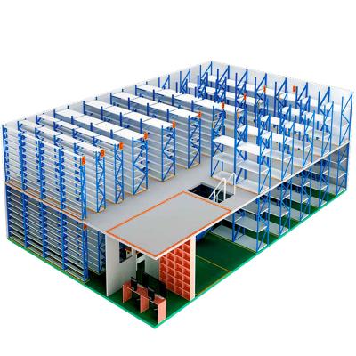 China Corrosion Protection Quality Multilevel Pallet Rack Steel Mezzanine Platform For Storage for sale