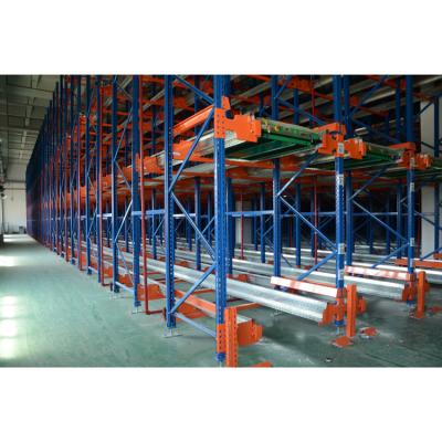 China Rustproof Pallet Shuttle Automatic Warehouse Mobile Pallet Runner Radio Racking for sale