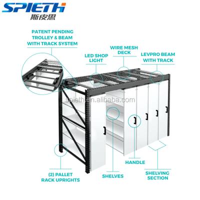 China Office Bookshelf MOVABLE SHELVING Steel Files Metal Movable Shelving Compact Filing Cabinet for sale