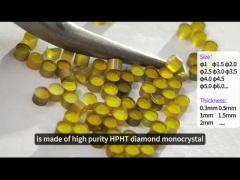 HPHT Monocrystalline Diamond for Industrial Cutting Applications