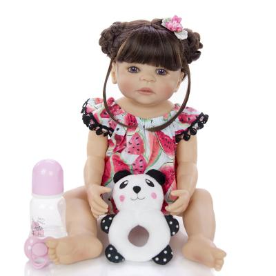 China Soft Toy KEIUMI 22 Inch Boneca Realistic Babies Newborn Baby Meninas 55cm Full Body Silicone Reborn Realistic Vinyl For Kids Gifts for sale