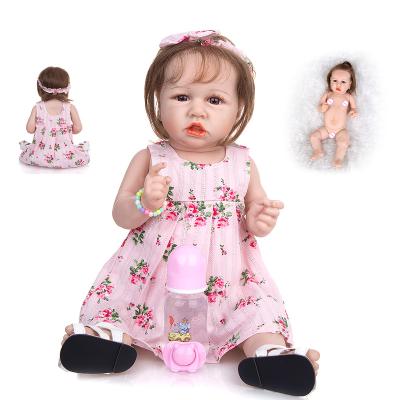 China Toy New Arrive Full Silicone Soft Reborn Baby Dolls Life Like Toddler Boneca Bath Toys Children Bithday Gift Newborn Wholesale KEIMUI for sale