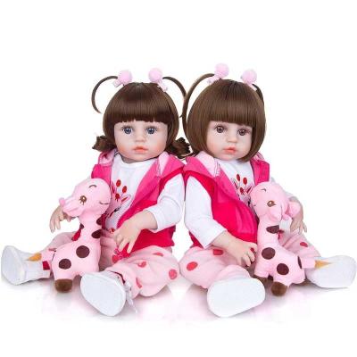 China 2021 Soft Toy Factory Sales 49cm New Princess Soft Rubber Reborn Doll Handmade Silicone Doll New for sale