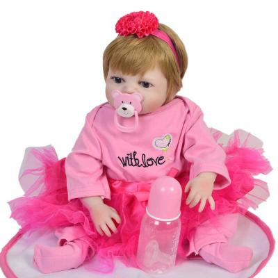 China Toy Bebe Reborn Soft Boneca 19 Inch Handmade Realistic Cute Lifelike Baby Dolls Toys For Children for sale