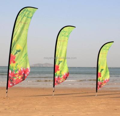 China Exhibition Promotional Event Advertising Polyester Feather Flag Use Beach Flag FLYING Outdoor Flying Banner for sale