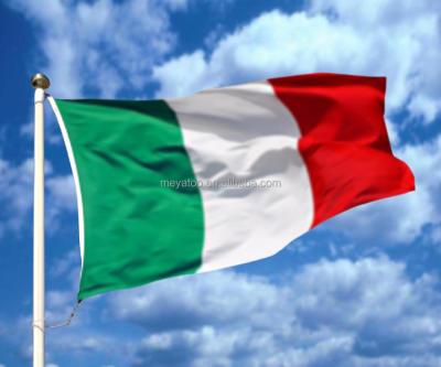 China Wholesale Cheap FLYING Green White Red Custom Design Italy National Flag for sale