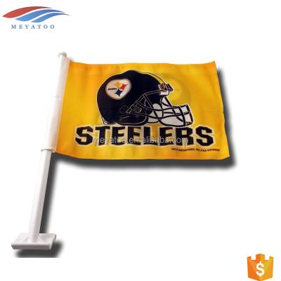 China Cheap Pittsburgh Steelers Car Hood Cover Pittsburgh Steelers Car Flag Game FLYING Flag for sale