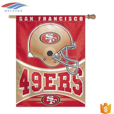 China FLYING NFL San Francisco 49ers 3x5 Feet Polyester Flags Logo With Team Name for sale