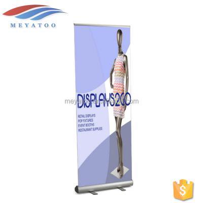 China Promotion Advertising Sign Shop Roll Banner, Roll Up Display, Cloth Roll Display Stands for sale