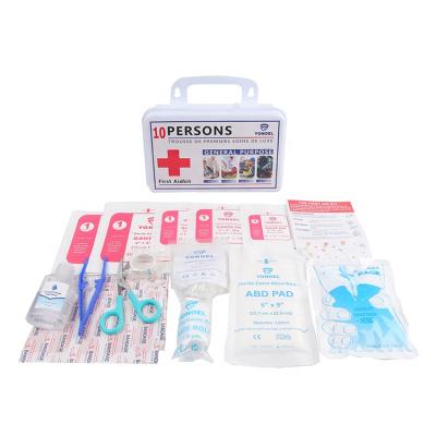 Κίνα Roadside Car Factory Customize First Aid Kit Plastic Box Portable Plastic First Aid Kit Box Emergency Medical First Aid Kit Box προς πώληση