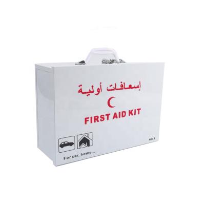 China Medical First Aid Kit Hot Selling Metal First Aid Kits Home Empty Wall Mounted Supplies First Aid Boxes for sale