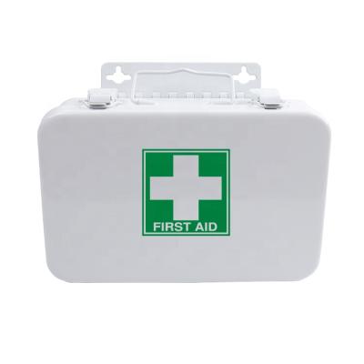 China Wall Mounted Mini Home Office First Aid Kit Box High Quality Steel Metal Box for sale