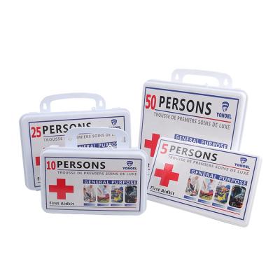 China Home Office Car 10 People First Aid Box Workplace First Aid Kit For 25 People en venta