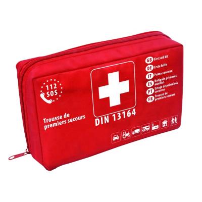 China Supply DIN Europe Military Standard DIN13164 First Aid Kit For Car Vehicle First Aid Kit For Travel for sale