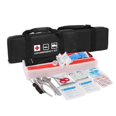 China Auto Roadside Car First Aid Kit Roadside Auto Emergency Car Tool Kit Te koop