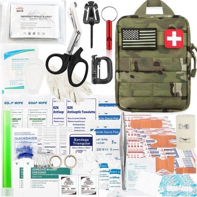 Κίνα Outdoor First Aid Survival Kit Emergency First Aid Kit Military Gift IFAK First Aid Kit for Man Hiking Hunting προς πώληση