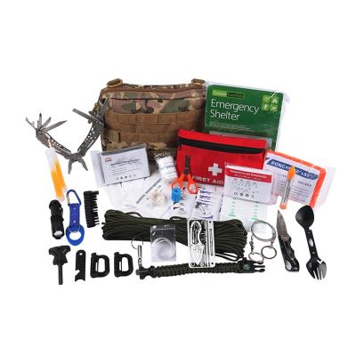 중국 21 in 1 Outdoor Survival First Aid Kit Bag Military Tactical First Aid Bag High Quality First Aid Kit 판매용