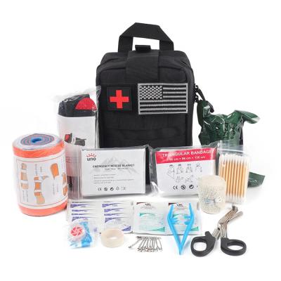 China Military Portable Outdoor Army Survival First Aid Disaster Earthquake Emergency Bags Kits for sale