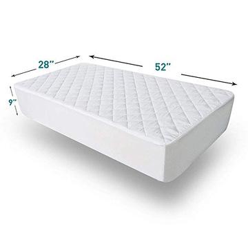 China Crib Mattress Protector Water Proof Waterproof Mattress Cover for sale