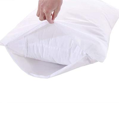 China Hot Selling Waterproof Bamboo Terry Cloth Pillow Cover With Zipper for sale