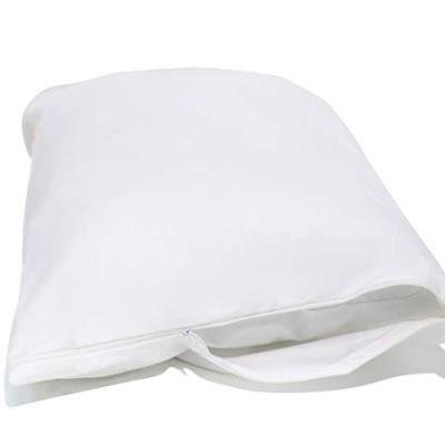 China Waterproof Standard Queen King Size Cotton Pillow Protectors Cover Zipper Shell for sale