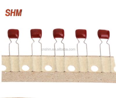 China Other Metallized Polypropylene Film Polyester Capacitor (Dipped) CBB21 473 J 100VDC for sale