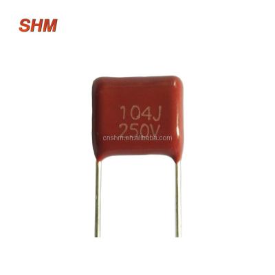 China Other Metallized Polyester Film Capacitor (Dipped) CL21 104J 250V for sale