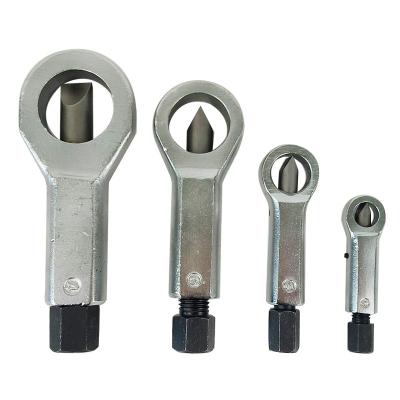 China Repairing Tools 4pcs Heavy Duty Nut Splitter Set Broken Damaged Corroded Stuck Screw Nut Removal Splitting Tools Stuck Rusty Nut Breaker for sale