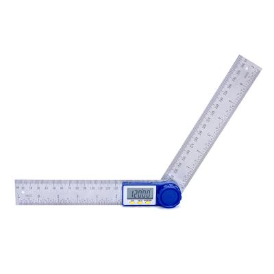 China Universal Protractor Level 2 Tool in 1 Multi Function Angle Ruler Stainless Steel Digital Protractor for sale