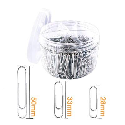 China Stationery Folder Metal Paper Clip Set Multi Color Plastic Coated Specification Combined Paper Clip for sale