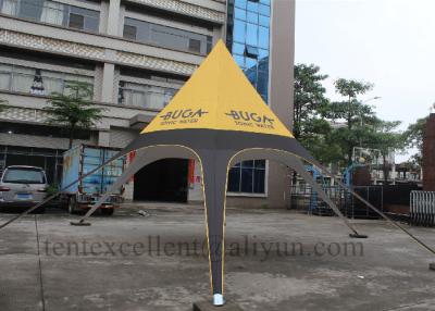 China customized personal color star sun shade logo tent display event tent with PVC cover for sale