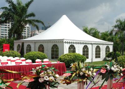 China 3x3m 4x4m 5x5m Aluminum Pagoda Tent Outdoor Canopy White PVC Tent For Wedding Party Event for sale