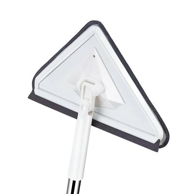 China Multi-Function Triangular Clean Dust Sustainable Household Wall Surface Wall Broom Ceiling Ceiling Toilet Telescopic for sale