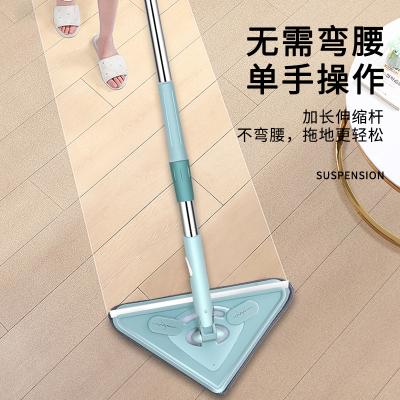 China Wholesale Viable Rod Window Cleaner Wet And Dry Dual-Use Green Triangle Factory Glass Broom for sale