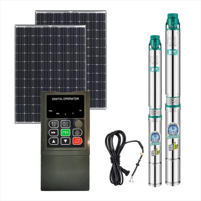 China Industry 220V Single Phase Inverter Solar Pump For Deep Well for sale