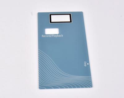 China silk screen printed pc front panels for electronic products display graphic overlays 004 for sale