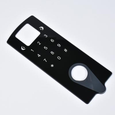 China polycarbonate acrylic graphic overlays front panels smart lock control custom control panels customize for sale