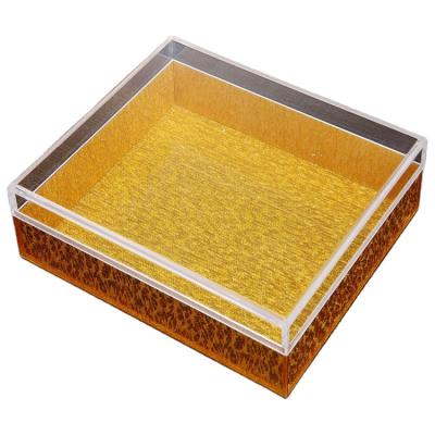 China Handmade Wholesale Acrylic Plexiglass Display Box Gift Box Packing Box for sale