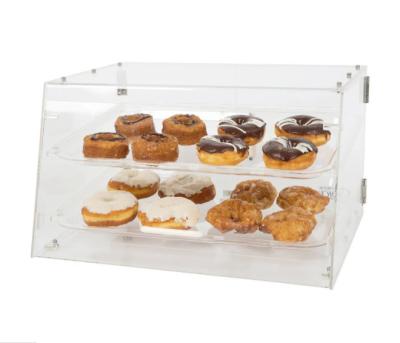 China Viable Chinese Manufacturer Transparent Wholesale Storage Box Clear Acrylic Cake Box for sale