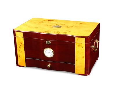 China 2019 Handmade Wooden Cigar Case Customized Logo Humidor 1000 Cigars for sale